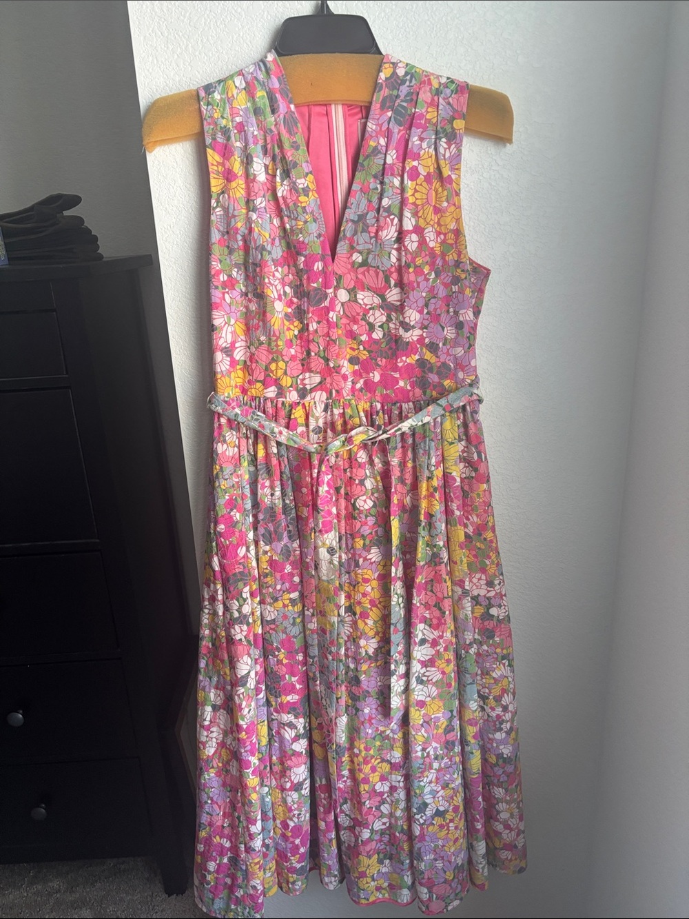 kate spade Pink Floral Lined Dress